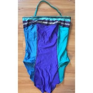 Gottex vtg Lycra One Piece Swim Suit Sz M